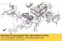 17217MJ0000, Honda, coperchio, custodia del filtro dell'aria honda cb seven fifty f2 nighthawk  cb750 cb750f2 750 , Nuovo