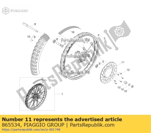 aprilia 865534 bremsscheibe ant.d260 - Unterseite