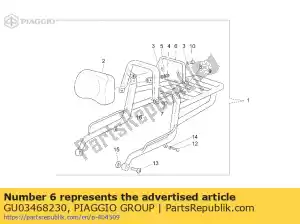 Piaggio Group GU03468230 hoes - Onderkant