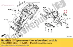 Here you can order the reflector, reflex from Honda, with part number 33741KPL902: