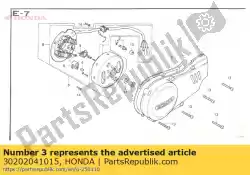 Qui puoi ordinare interruttore, contatto (hitachi) da Honda , con numero parte 30202041015: