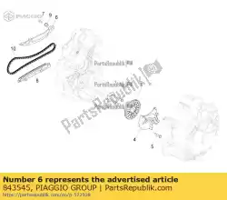 Tutaj możesz zamówić dr?? Ek napinacza ? A? Cucha od Piaggio Group , z numerem części 843545: