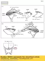 560540036, Kawasaki, mark, k.kawasaki klx450a8f kawasaki  klx 450 2008 2015 2016 2017, Nuovo