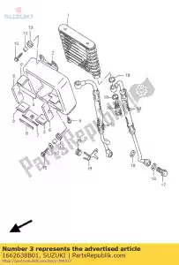 Suzuki 1662638B01 poduszka, ch?odniej - Dół