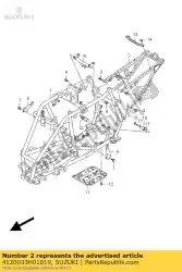 Aquí puede pedir riel comp, asiento de Suzuki , con el número de pieza 4120033H01019: