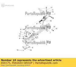 Tutaj możesz zamówić nakr? Tka m2 od Piaggio Group , z numerem części 654175: