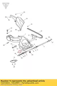 triumph T2054063 podk?adka dystansowa, 25 17 8.5 - Dół