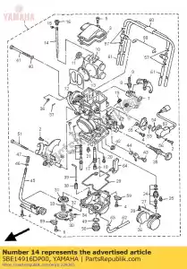 yamaha 5BE14916DP00 naald- - Onderkant