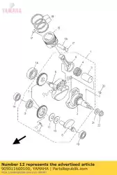 Here you can order the spring, compression from Yamaha, with part number 905011600100: