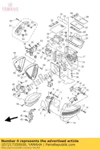 yamaha 1D7217350000 sello 2 - Lado inferior