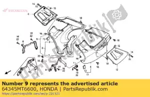 honda 64345MT6600 nenhuma descrição disponível no momento - Lado inferior