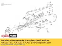 AP8119739, Piaggio Group, Bushing aprilia  atlantic scarabeo sport city 125 200 250 2003 2004 2005 2006, New