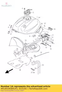suzuki 4410016GB0LR5 conjunto do tanque, combustível - Lado inferior