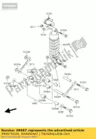 39007S024, Kawasaki, Braccio-susp kawasaki klv 1000, Nuovo