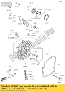 Kawasaki 49063Y002 uszczelnienie mechaniczne - Dół