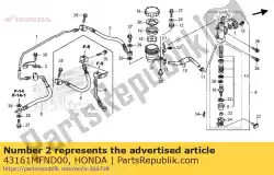 Aqui você pode pedir o nenhuma descrição disponível no momento em Honda , com o número da peça 43161MFND00: