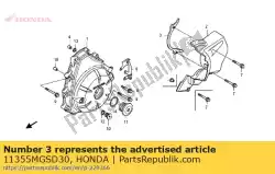 Aquí puede pedir placa comp., cadena de transmisión de Honda , con el número de pieza 11355MGSD30: