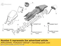 AP9100986, Piaggio Group, cablaggio faro con cablaggio aprilia rxv sxv 450 2006, Nuovo