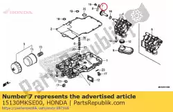 Aquí puede pedir bomba de aceite de compensación de engranajes accionada de Honda , con el número de pieza 15130MKSE00: