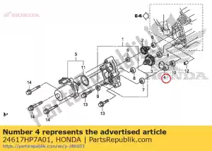 Honda 24617HP7A01 versnelling, schakelreductie (45 - Onderkant