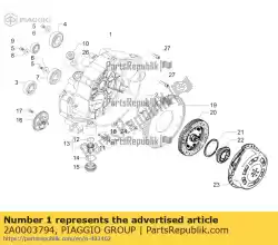 Here you can order the clutch drum from Piaggio Group, with part number 2A0003794: