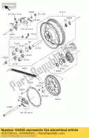 420330031, Kawasaki, conjunto de acoplamento, hub rr kawasaki vn voyager custom k classic e d b c f tourer a abs vulcan lt g vn1700 1700 nomad , Novo