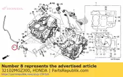 Aquí puede pedir sub arnés, presión de aceite de Honda , con el número de pieza 32102MGZJ00: