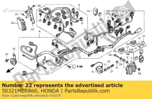 Honda 50321MERR60 ficar, controle eletrônico - Lado inferior