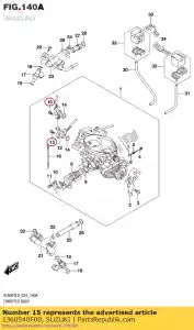 suzuki 1360540F00 tornillo - Lado inferior