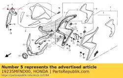 Here you can order the no description available at the moment from Honda, with part number 19235MFND00: