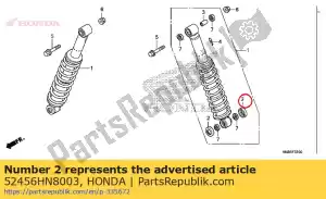 Honda 52456HN8003 guia, selo de poeira - Lado inferior