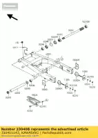 330401143, Kawasaki, verstelketting, buitenste zx1100-e1 kawasaki gpz z zr 750 1100 1995 1996 1998 1999 2001 2003 2004 2005 2006 2007 2008 2009 2010 2011 2012, Nieuw