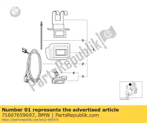 bmw 71607659697 retrofit kit, reading light - image 9 of 9