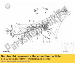 Qui puoi ordinare negativo cavo batteria (dal 07/1993) da BMW , con numero parte 61112305618: