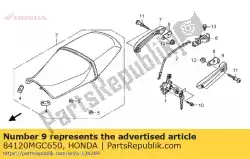 Qui puoi ordinare nessuna descrizione disponibile al momento da Honda , con numero parte 84120MGC650: