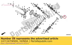 Qui puoi ordinare valvola, in. Da Honda , con numero parte 14711KTW900: