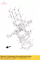 5KM113100000, Yamaha, cilindro yamaha szr xtz yfm yxr 660 1991 1992 1993 1995 1996 1997 2001 2002 2003 2004 2005 2006 2007, Novo