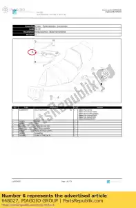 Piaggio Group 648027 conjunto de ferramentas. padrão l / jack - Lado inferior