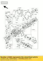 110601120, Kawasaki, gasket,gear case vn1500-b4 kawasaki vn 1500 1988 1989 1990 1991 1992 1994 1995 1996 1997, New