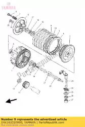 Ici, vous pouvez commander le plaque, friction 2 auprès de Yamaha , avec le numéro de pièce 1HX163310000: