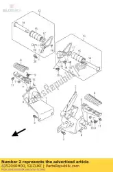 Qui puoi ordinare staffa comp, fr da Suzuki , con numero parte 4352040H00: