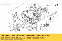 33602KPR900, Honda, lentille, r. rr. clignotant honda cbf  a n sa na s cbf500 cbf500a cbf600n cbf600na cbf600s cbf600sa 500 600 , Nouveau