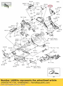 kawasaki 140930747739 01 os?ona ch?odnicy, prawa, mfs czarna - Dół