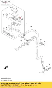 suzuki 5967103D00 suporte - Lado inferior