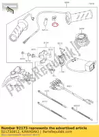 921730812, Kawasaki, braçadeira kawasaki klz versys b 1000 klz1000 zx1000 ninja , Novo