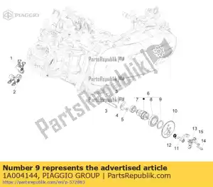 Piaggio Group 1A004144 borgring - Onderkant