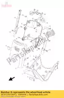 3B3F339700P3, Yamaha, panneau, avant 2 yamaha xf 50 2007 2008, Nouveau