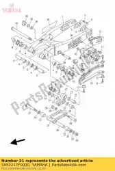 Here you can order the rod, connecting 1 from Yamaha, with part number 5XE2217F0000: