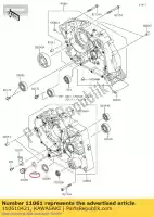 110610421, Kawasaki, gasket,drain plug klx110a9f kawasaki  d tracker klx 110 125 140 150 2002 2003 2005 2006 2007 2008 2009 2010 2011 2012 2013 2014 2015 2016 2017 2018 2019 2020 2021, New