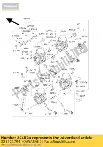 kawasaki 321521794 tubo zx600-g1 - Il fondo